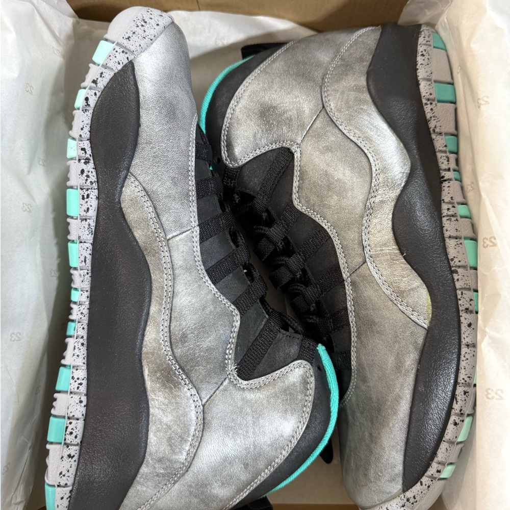 Jordan 10 lady liberty Silver and Black Athletic Shoes
